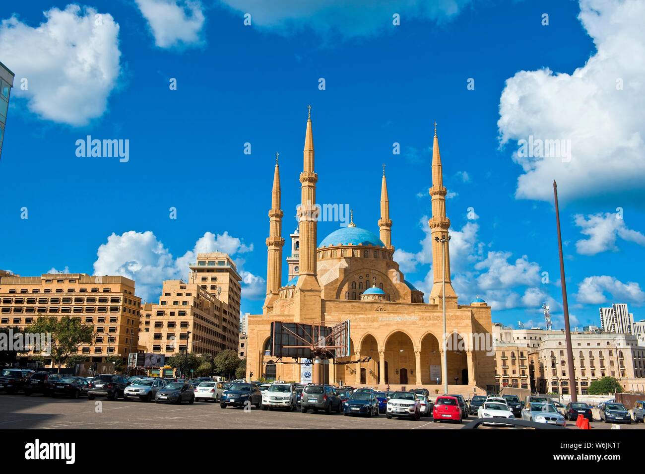 Le Mohammed al-Amin Mosque in Beirut, Liban Banque D'Images