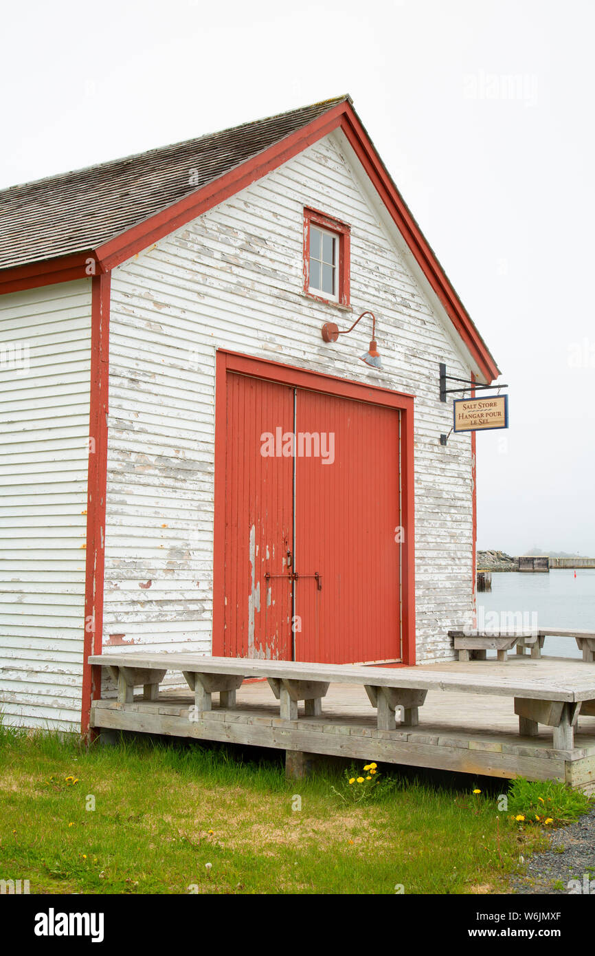 Magasin de sel, Lieu historique national, Bonavista, Terre-Neuve et Labrador, Canada Banque D'Images