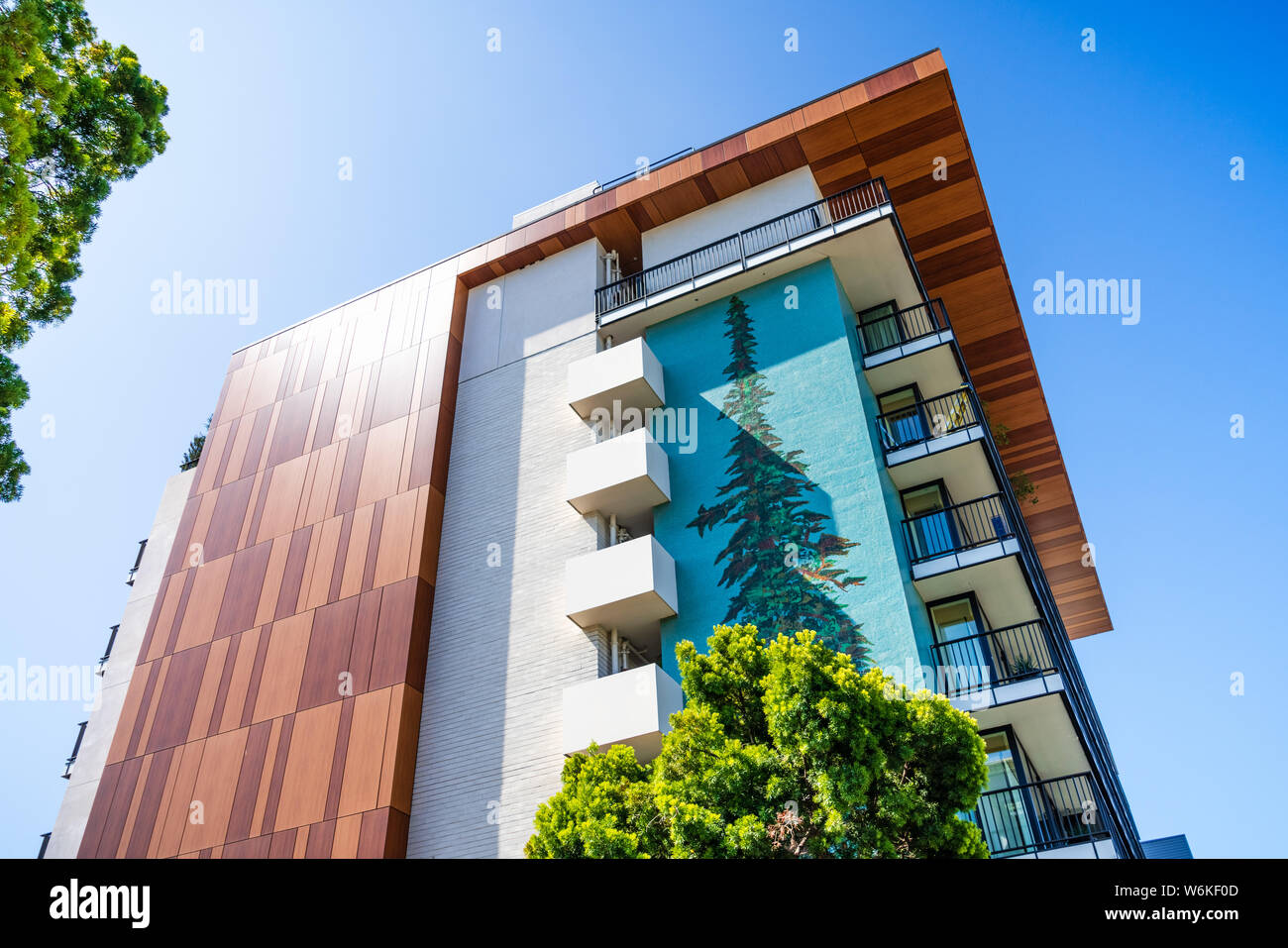 26 juillet 2019, Palo Alto / CA / USA - Nobu Hotel et restaurant à proximité du centre-ville de Palo Alto, San Francisco Bay area Banque D'Images