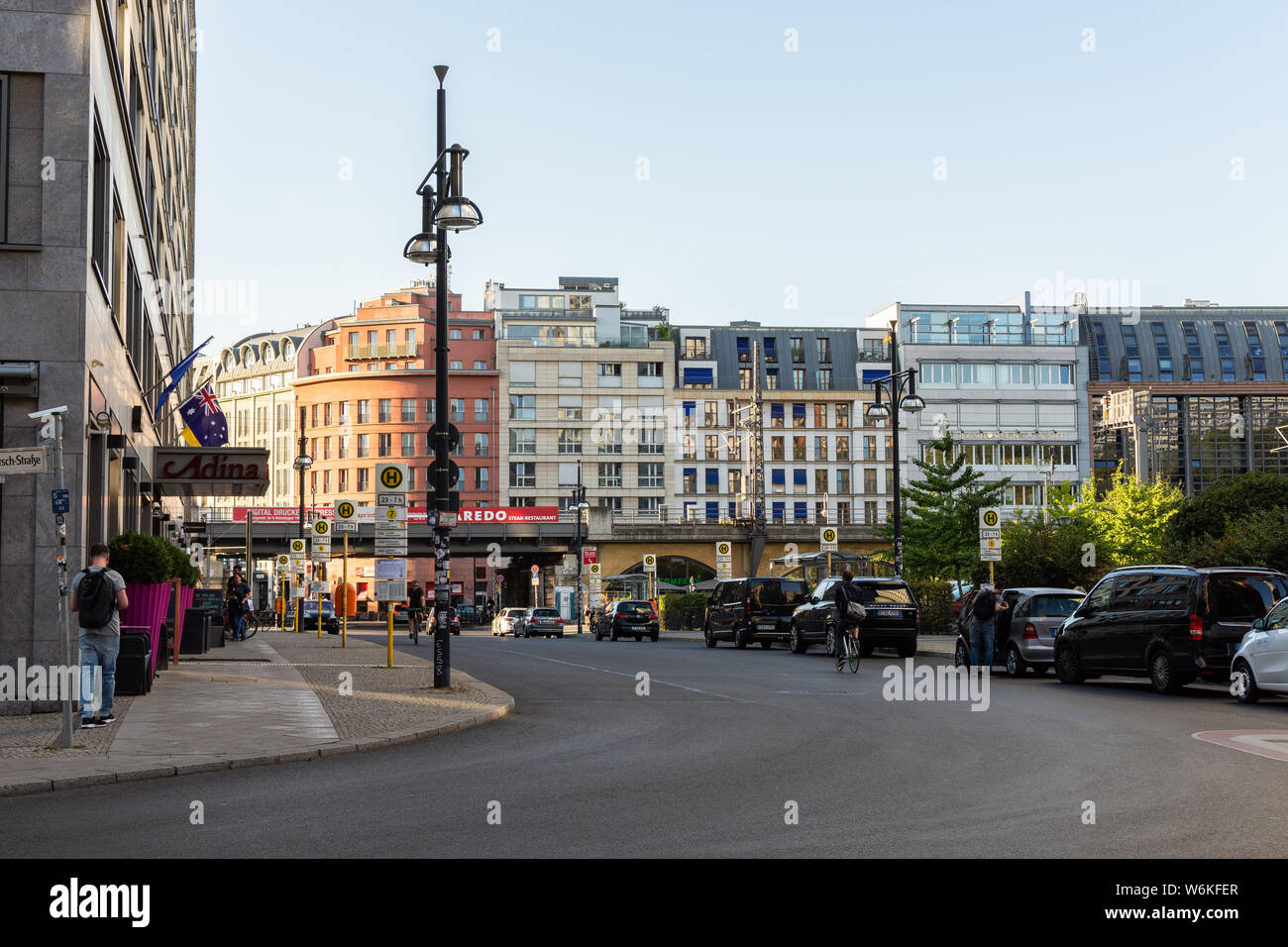 Berlin, Allemagne - 18 septembre 2018 : promenade dans les rues de la capitale à l'automne Banque D'Images