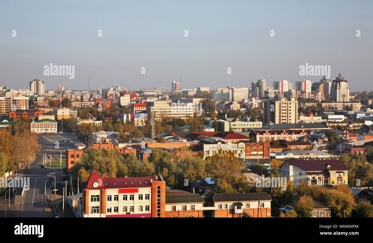 Avis de Barnaoul. De l'Altaï. La Sibérie occidentale. La Russie Banque D'Images