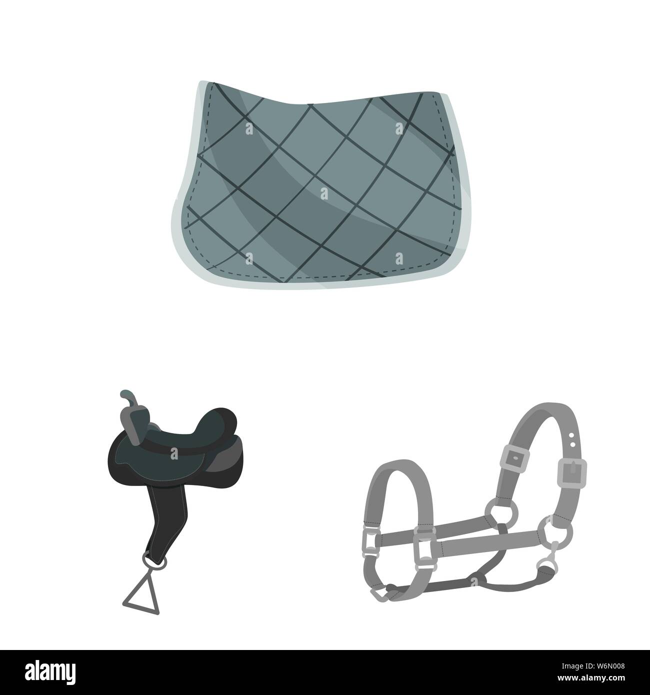 Vector illustration de la race et de l'icône. Jeu de course et de course stock vector illustration. Illustration de Vecteur