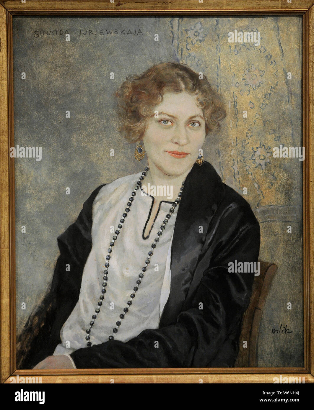 Emil Orlik (1870-1932). Peintre tchèque. Jurjewskaja Sinaida, avant 1927. Galerie nationale. Prague. République tchèque. Banque D'Images