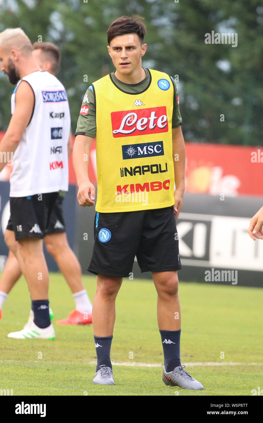 Dimaro-Folgarida, Trentin-Haut-Adige, Pré saison SSC Napoli 6-27 juillet 2019 dans photo Eljif Elmas (Photo de Antonio Balasco / Pacific Press) Banque D'Images