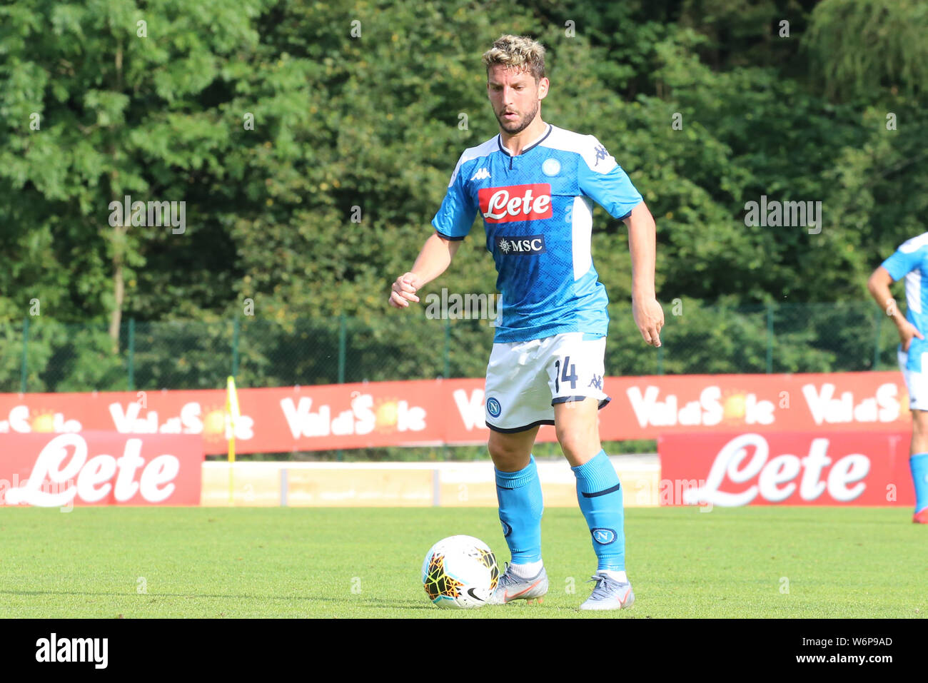 Dimaro-Folgarida, Trentin-Haut-Adige, Pré saison SSC Napoli 6-27 juillet 2019 dans photo Dreies Mertens (Photo de Antonio Balasco / Pacific Press) Banque D'Images