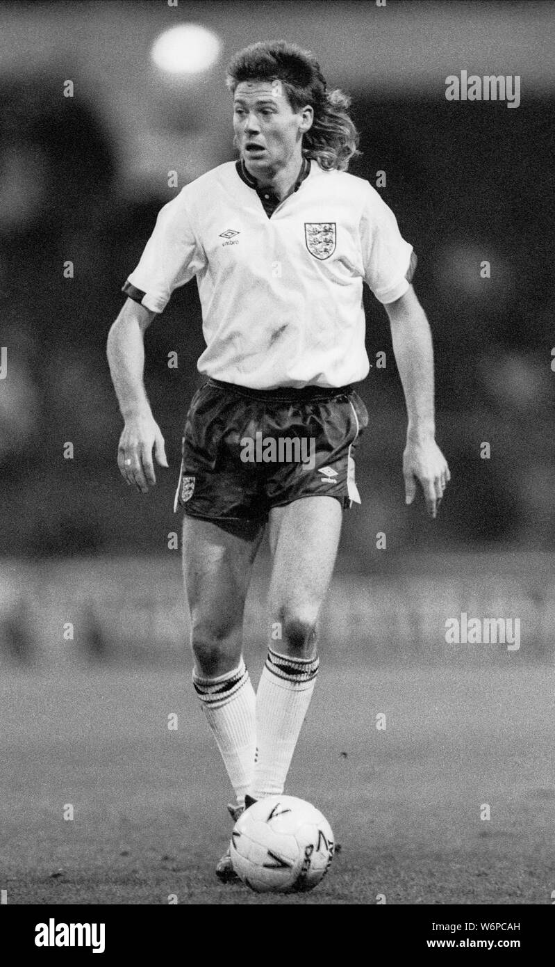 CHRIS WADDLE, l'Angleterre et Marseille, FC 1989 Banque D'Images