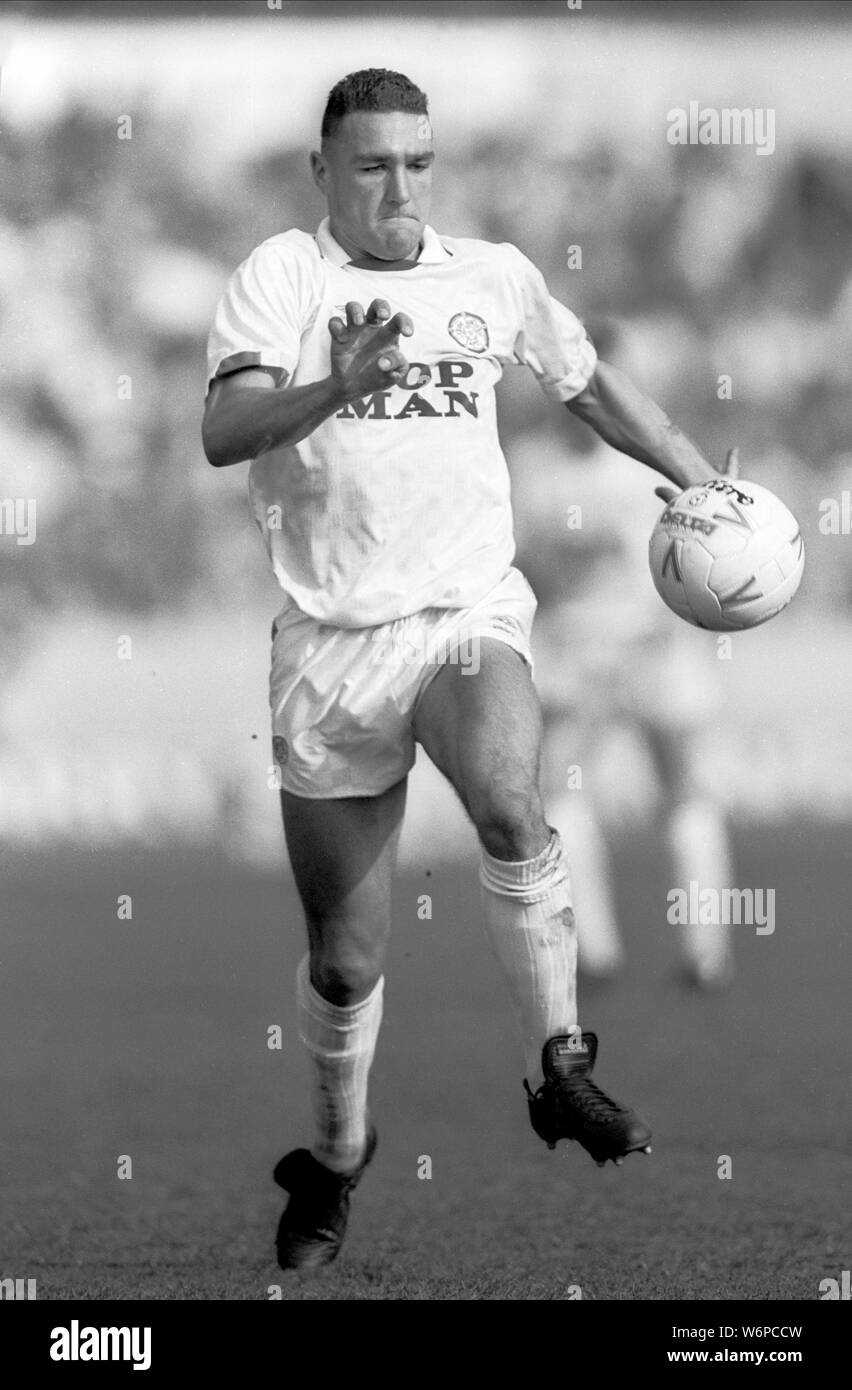 VINNIE JONES, LEEDS UNITED FC, 1990 Banque D'Images