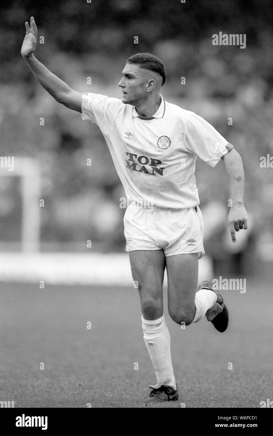 VINNIE JONES, LEEDS UNITED FC, 1989 Banque D'Images