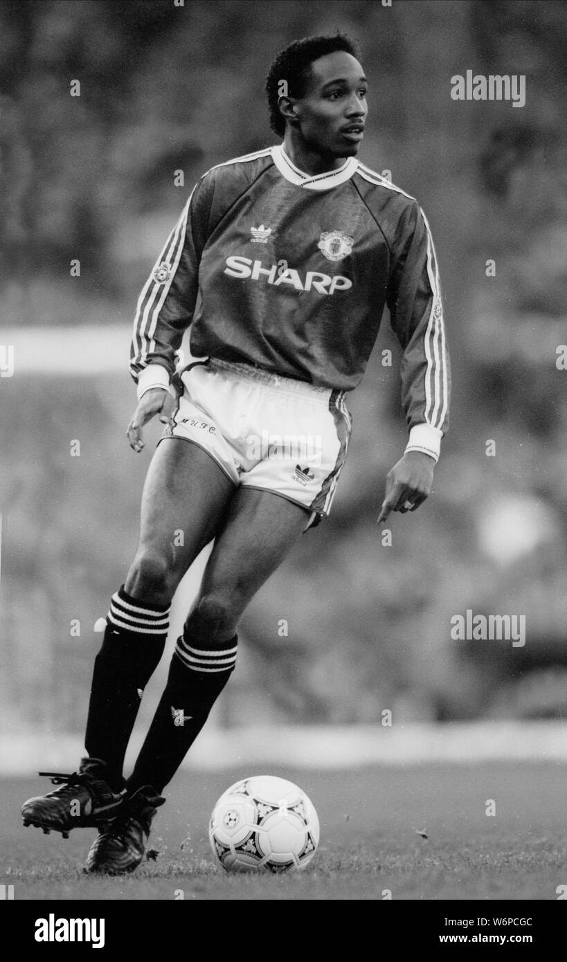 PAUL INCE, MANCHESTER UNITED FC, 1990 Banque D'Images