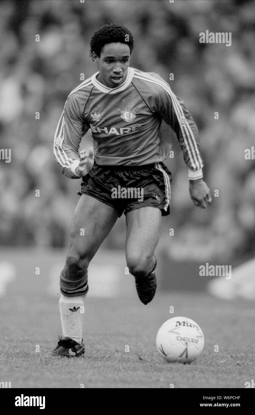 PAUL INCE, MANCHESTER UNITED FC, 1990 Banque D'Images