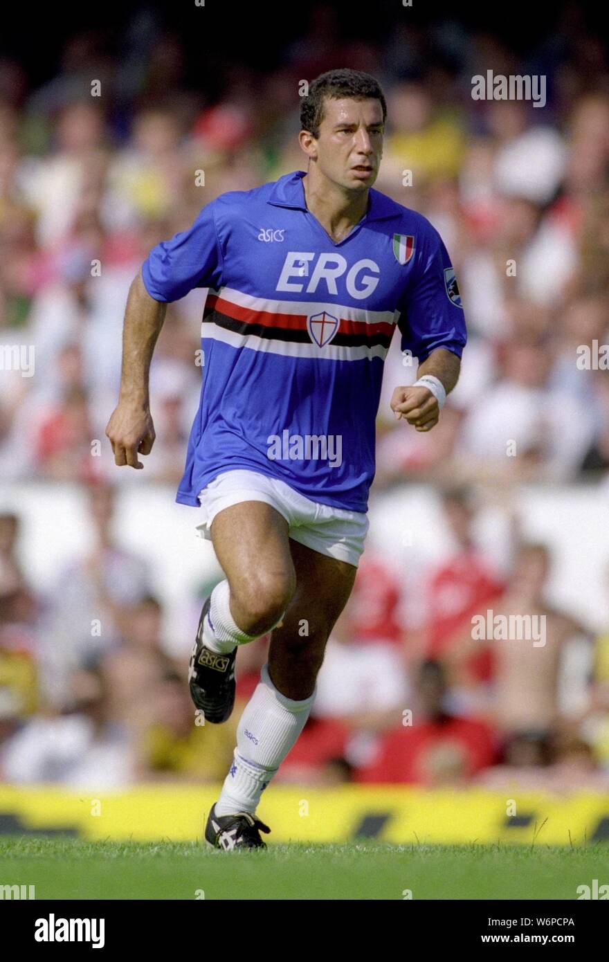 GIANLUCA VIALLI, Sampdoria, FC 1991 Banque D'Images