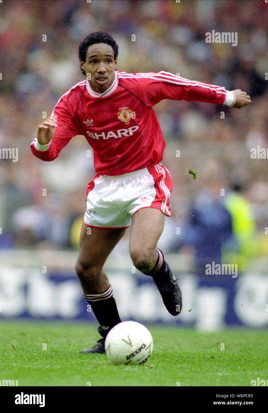 PAUL INCE, MANCHESTER UNITED FC, 1991 Banque D'Images