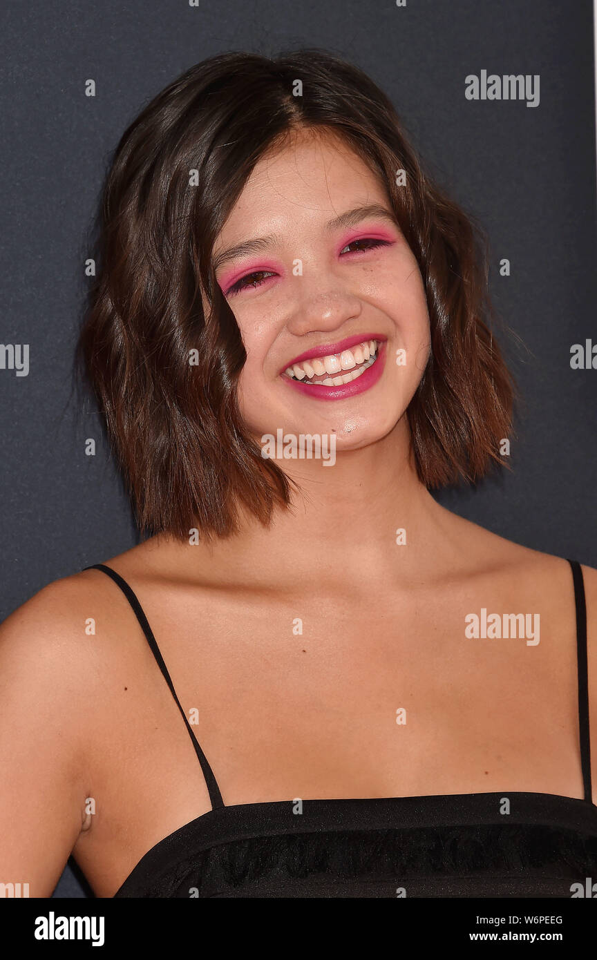 LOS ANGELES, CA - août 01 : Peyton Elizabeth Lee assiste à la première de la 20th Century Fox's 'The Art of Racing in the Rain' au El Capitan Theatre sur août 01, 2019 à Los Angeles, Californie. Banque D'Images
