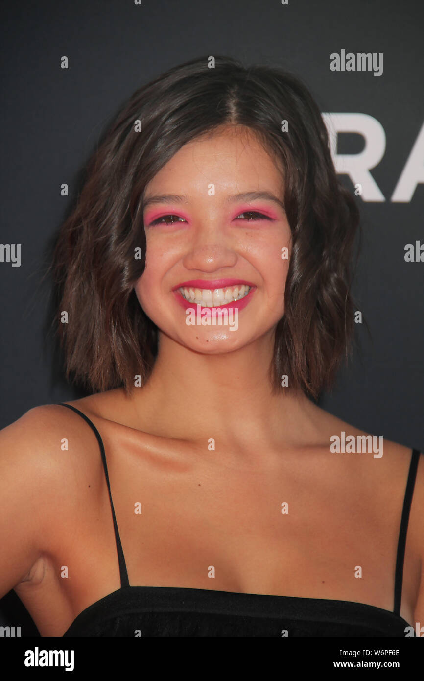 Peyton Elizabeth Lee 08/01/2019 "L'Art de course sous la pluie' Premiere tenue au El Capitan Theatre à Hollywood, CA. Photo par K. Hirata / HNW / PictureLux Banque D'Images