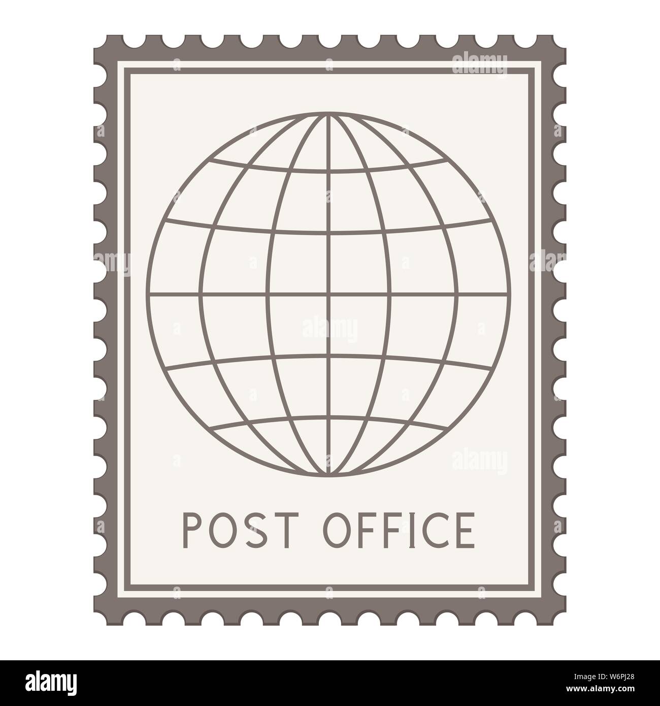 Cachet du bureau de poste Illustration de Vecteur