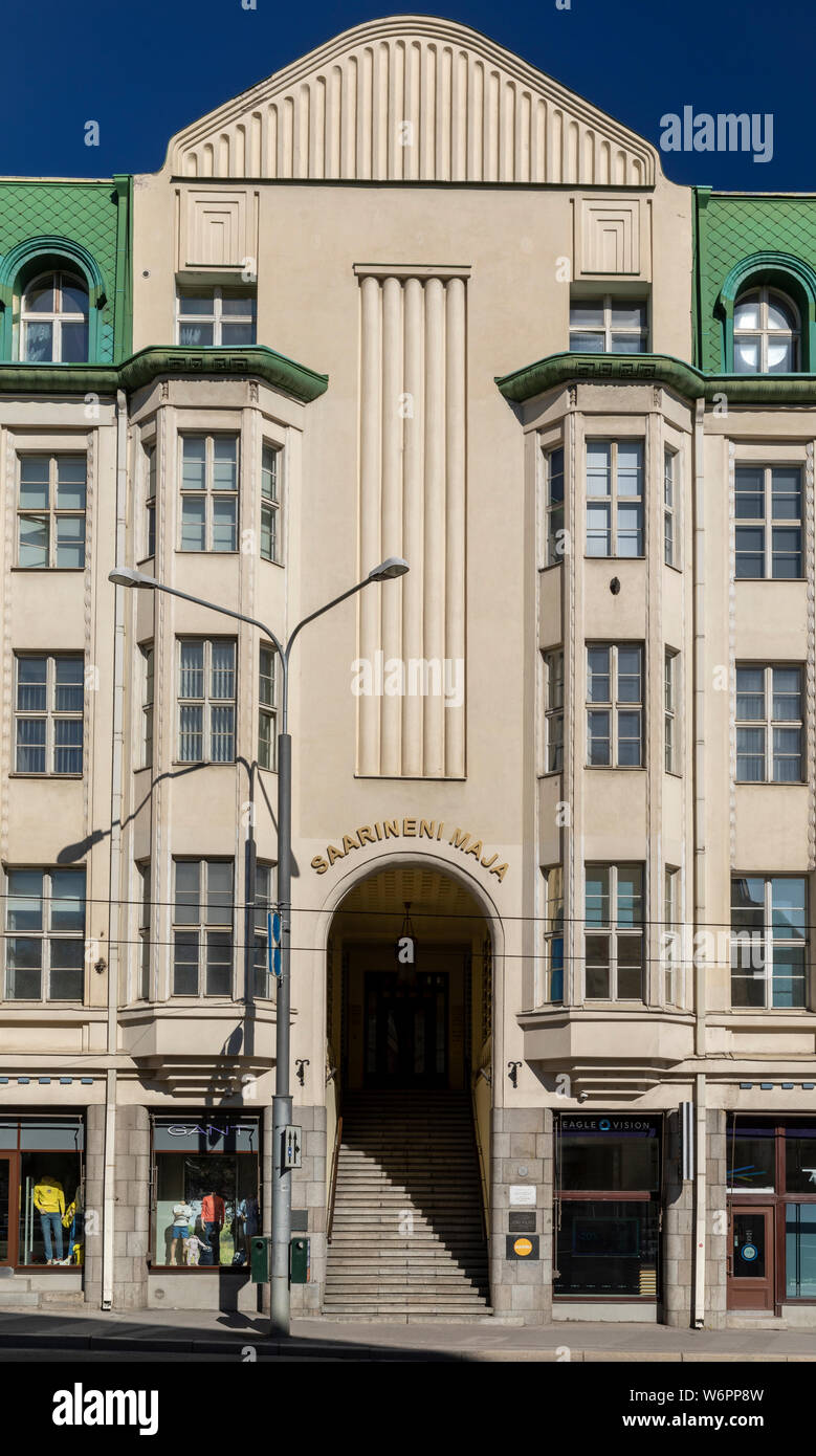 Eliel Saarinen Office Building de 1911-1912 à Tallinn Estonie Banque D'Images