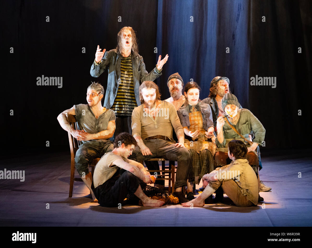 Edinburgh, Ecosse, Royaume-Uni. 2 Août, 2019. La performance d'aperçu d'extraits de la jouer The Secret River par Sydney Theatre Company au King's Theatre . Adapté du roman de Kate Grenville, cette étape primé à plusieurs tableaux dramatiques de l'histoire de deux familles divisées par la culture et la terre. Credit : Iain Masterton/Alamy Live News Banque D'Images