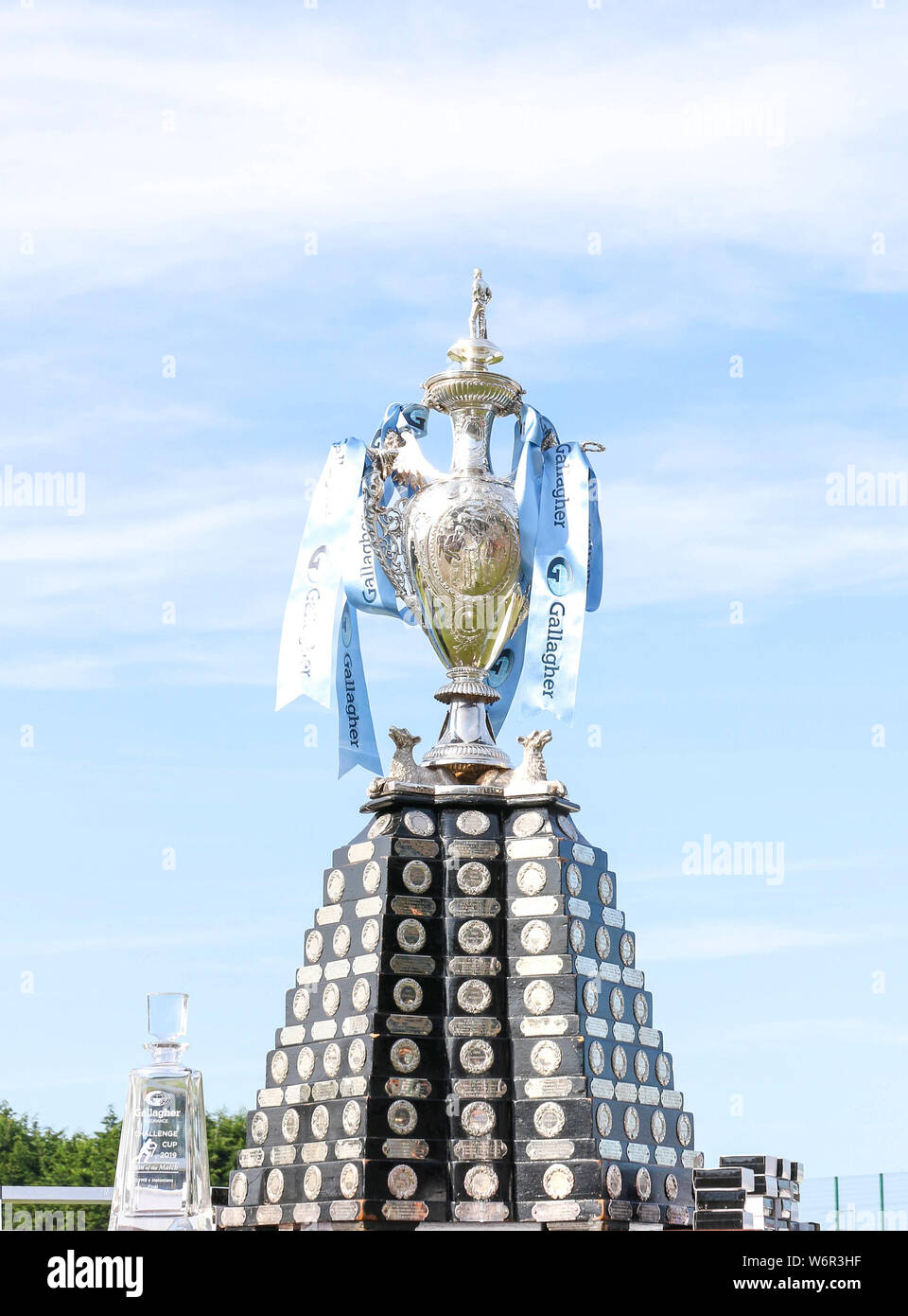 Le Livre vert, Comber, County Down.L'Irlande du Nord. 09Th Aug 2019. Le Gallagher Challenge Cup Final - CIYMS v Instonians. Le Gallagher Challenge Cup. Crédit : David Hunter/Alamy Live News. Banque D'Images