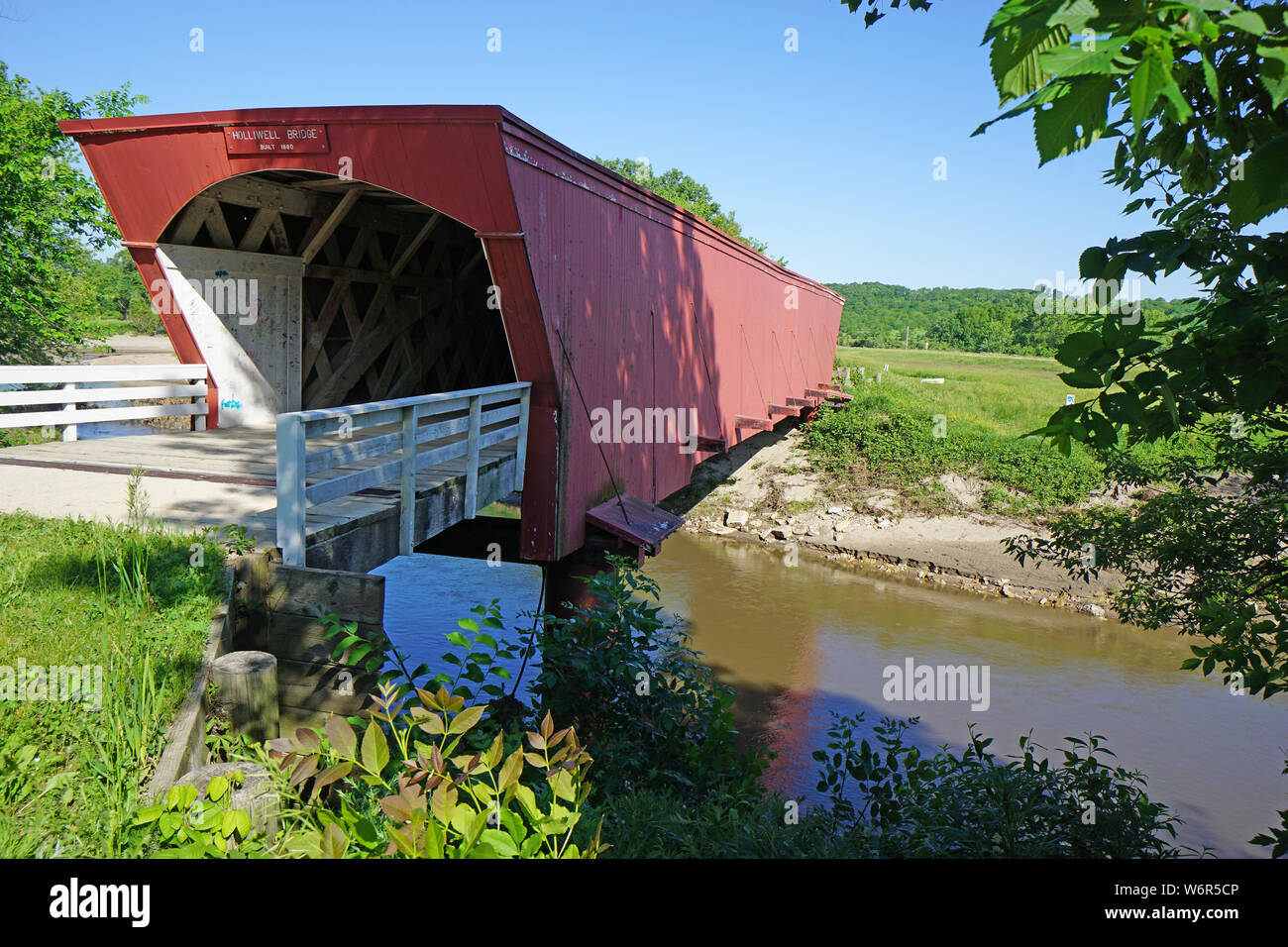 Ponts couverts en bois Banque D'Images