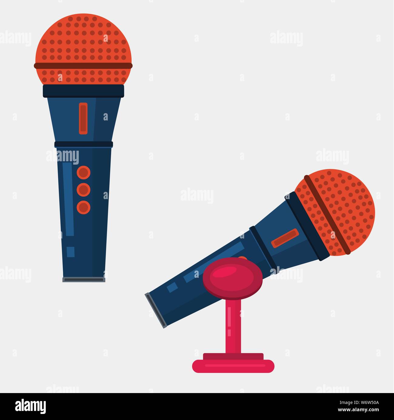 Illustration vecteur de microphone Illustration de Vecteur