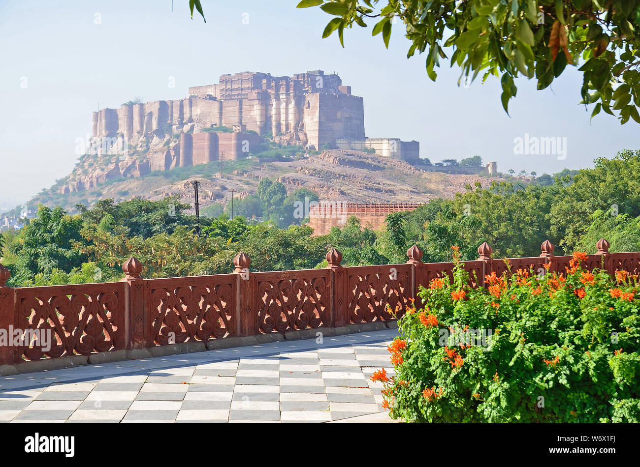 Fort Mehrangarh, Jodhpur, Rajasthan, India Banque D'Images