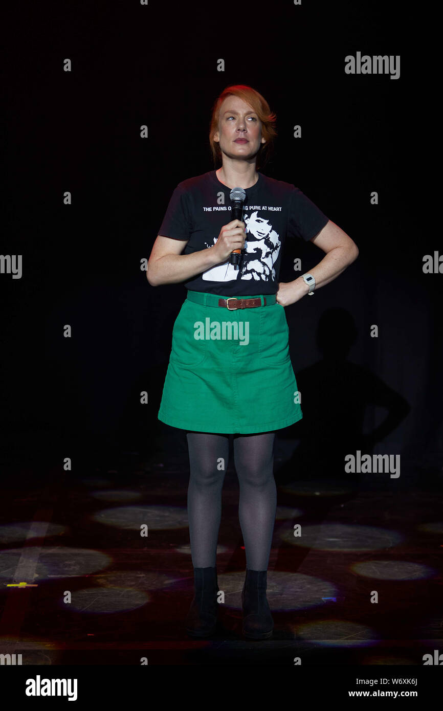 Edimbourg, Ecosse. UK. 3 août 2019. Appuyez sur Appeler le Gala d'Ouverture 2019 Pleasance hébergé par Suzi Ruffell partie d'Edinburgh Fringe Festival en 2019. Andrew Eaton/Alamy Live News. Banque D'Images