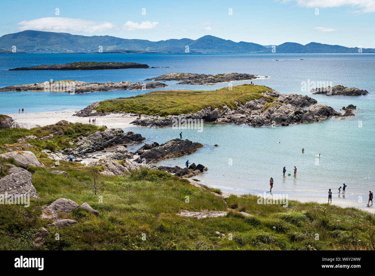 White Strand, comté de Kerry, Irlande Banque D'Images