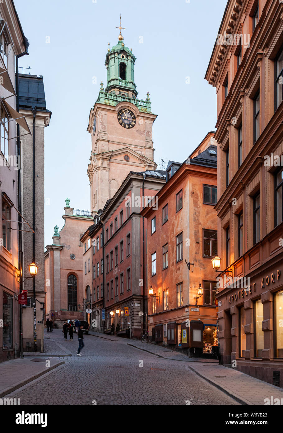 L'église cathédrale de Saint Nicolas à Stockholm, Suède Banque D'Images