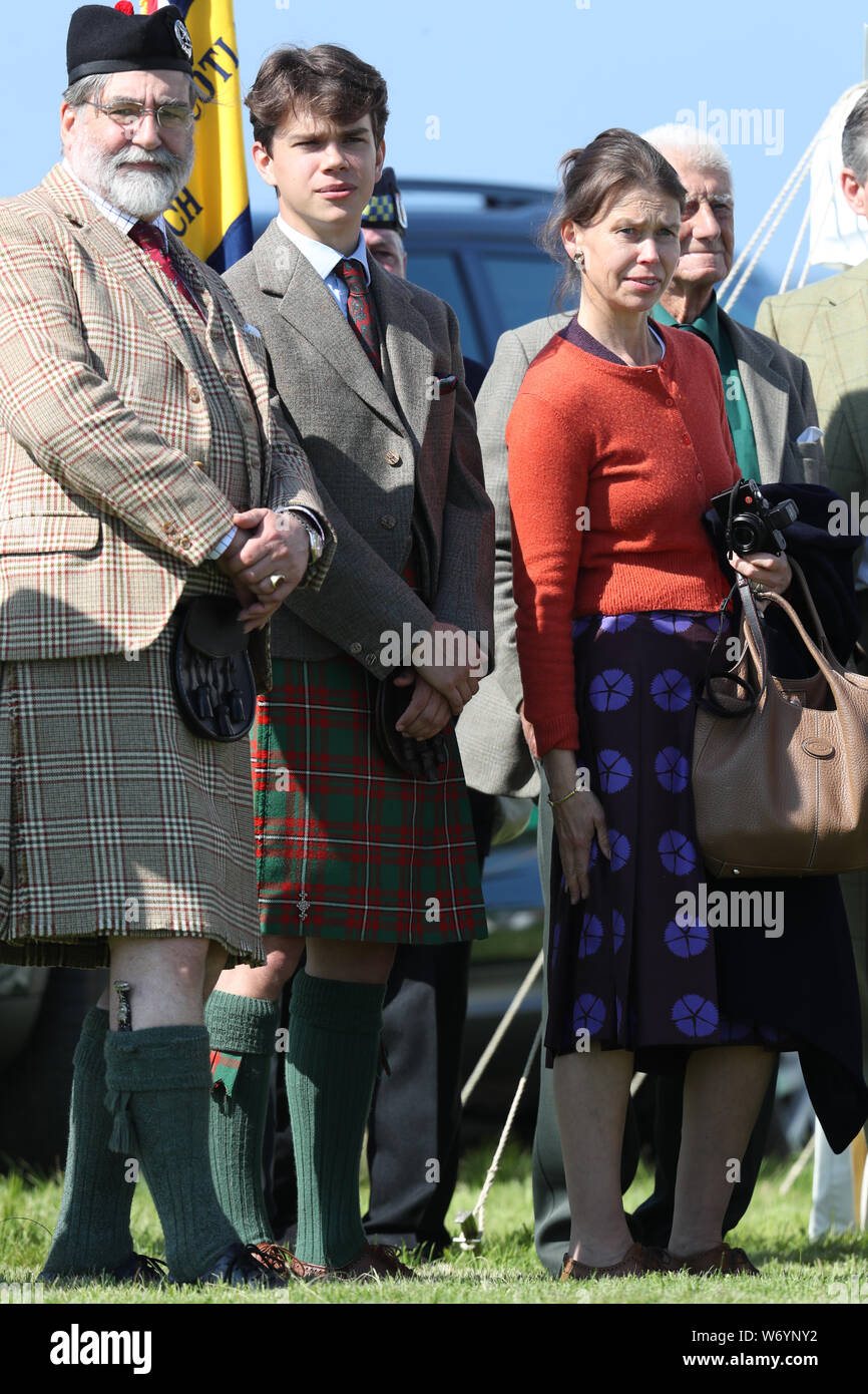 Lady Sarah Chatto assiste à la Mey Highland & jeux culturels au John O'Groats Showground à Caithness. Banque D'Images