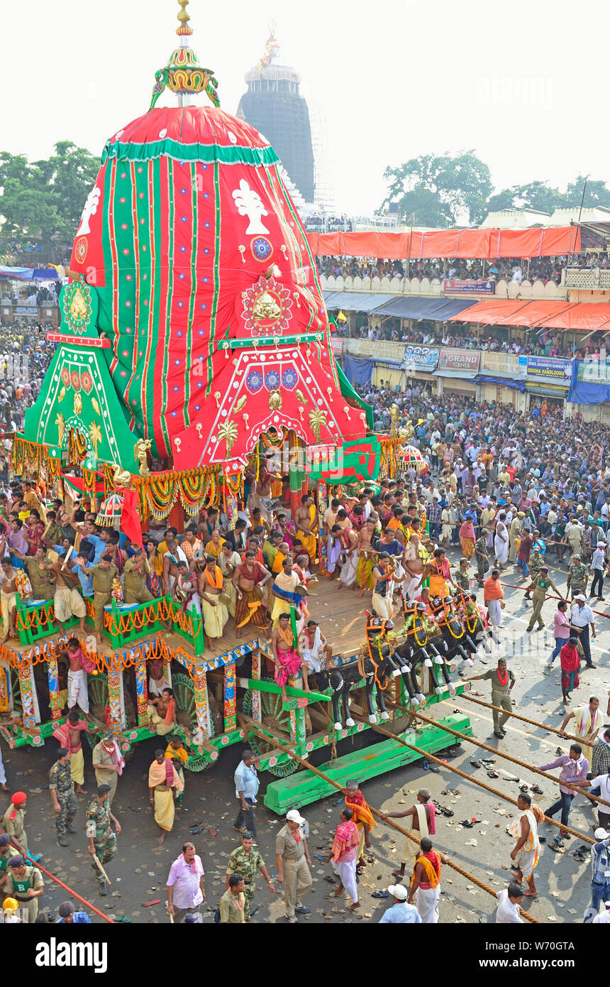 Rathyatra,Puri, Odisha, Inde Banque D'Images