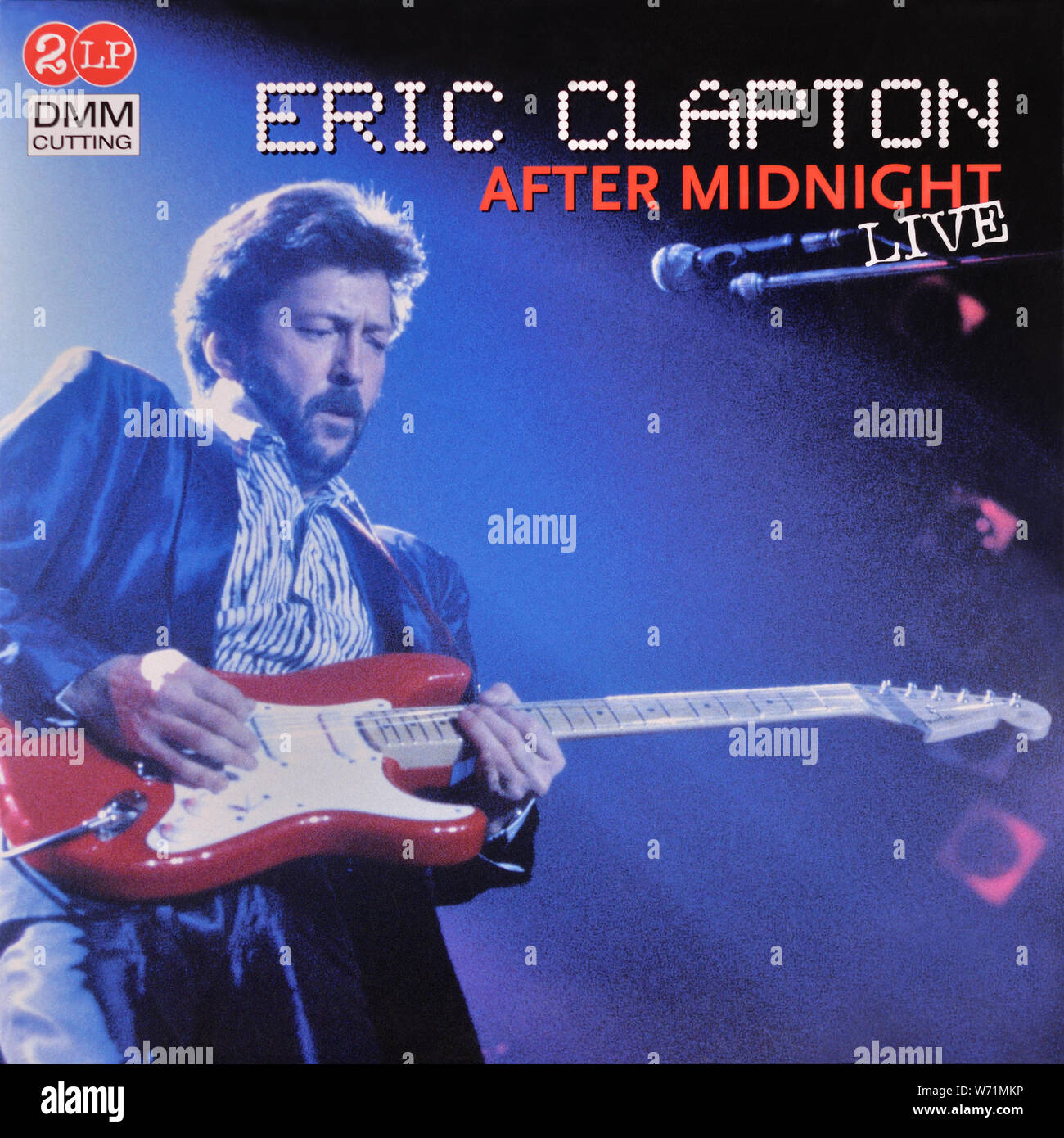 Eric Clapton - couverture originale de l'album en vinyle - After Midnight Live - 2006 Banque D'Images