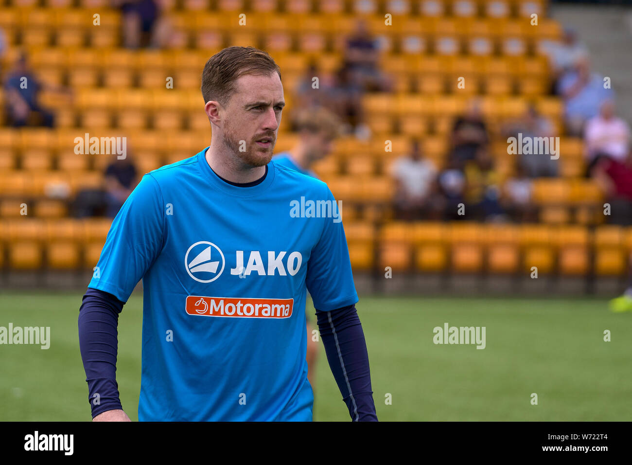 Slough Town FC vs Dorking Wanderers à Arbour Park, Slough, Berkshire, Angleterre le samedi 03 août 2019. Photo : Le juge Philip Benton Banque D'Images