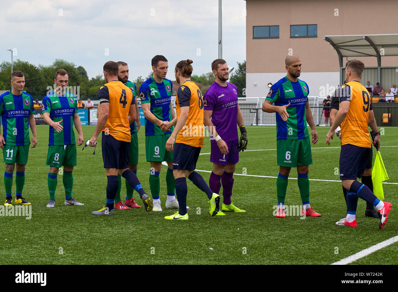 Slough Town FC vs Dorking Wanderers à Arbour Park, Slough, Berkshire, Angleterre le samedi 03 août 2019. Photo : Le juge Philip Benton Banque D'Images