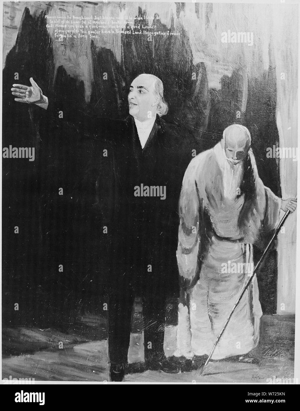 De Lawd et Noé ; notes générales : la peinture. Banque D'Images