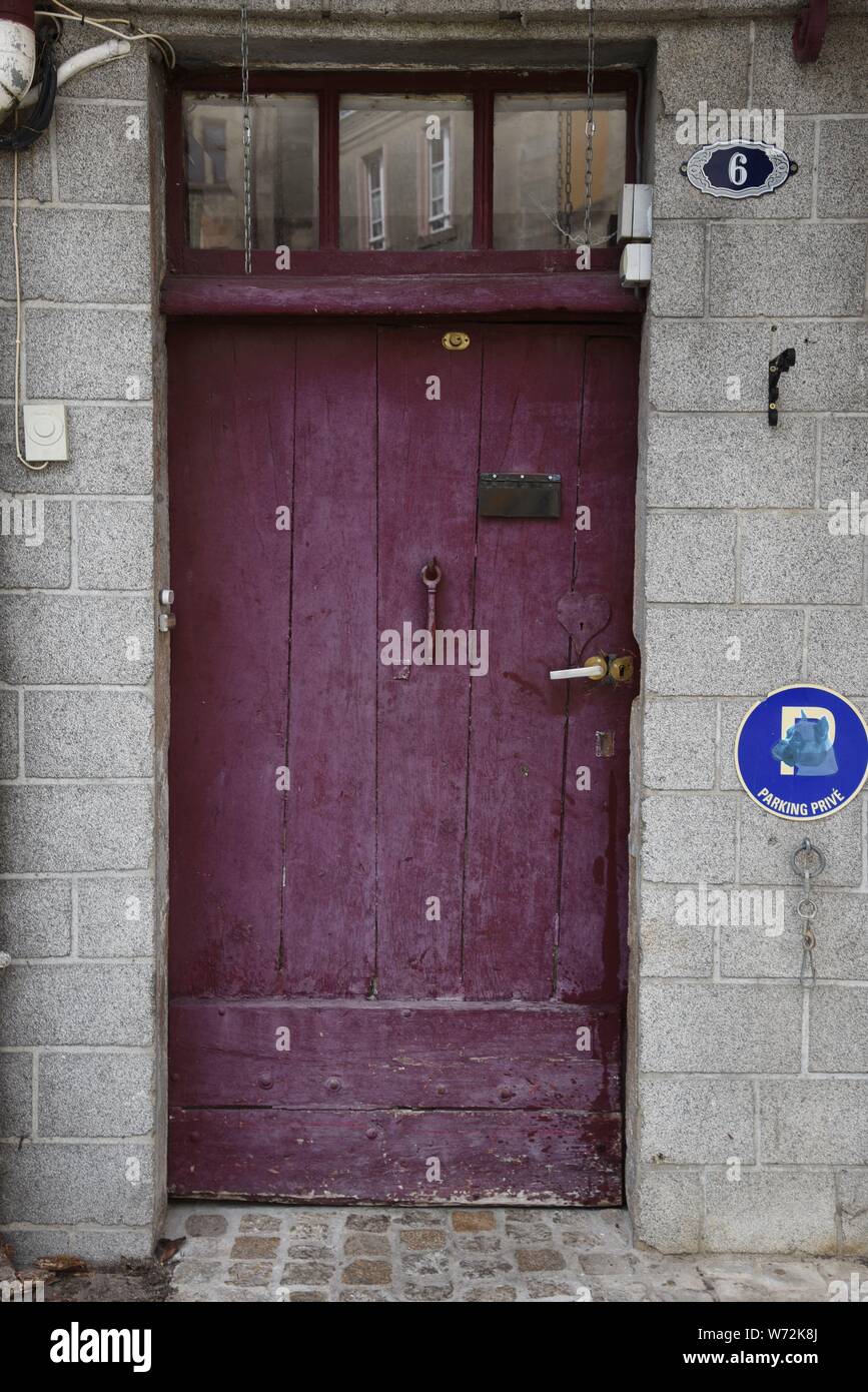 Bourganeuf dans la Creuse dans la région du centre de la France Nouvelle-Aquitaine Banque D'Images