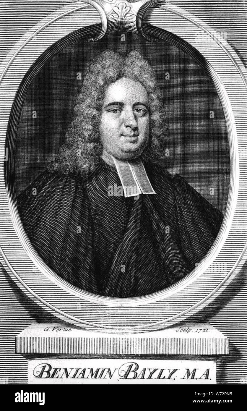 BENJAMIN BAYLY (1671-1720) English la divine Banque D'Images