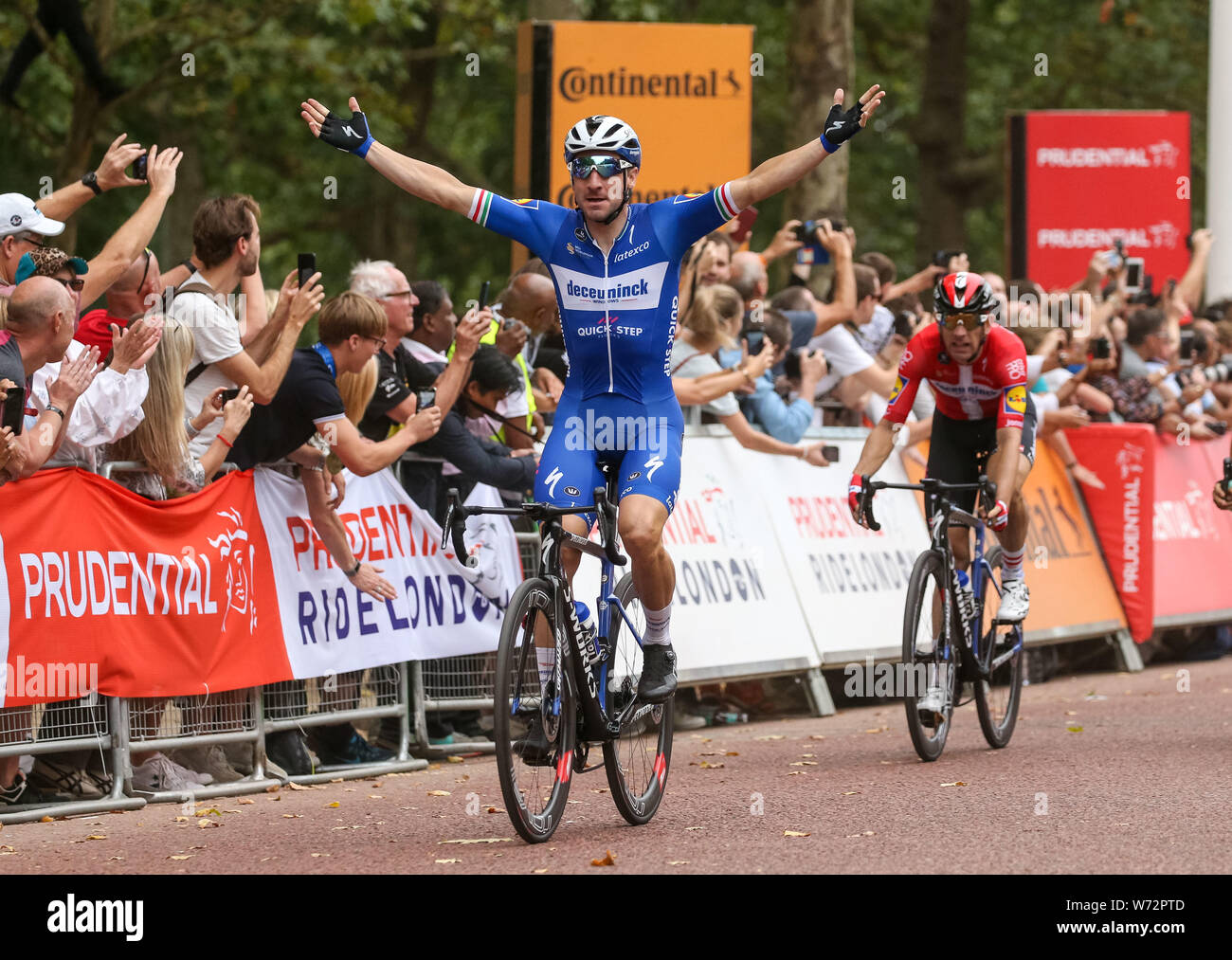 Au cours de la deuxième journée de la Prudential Ride 2019 Londres. Banque D'Images