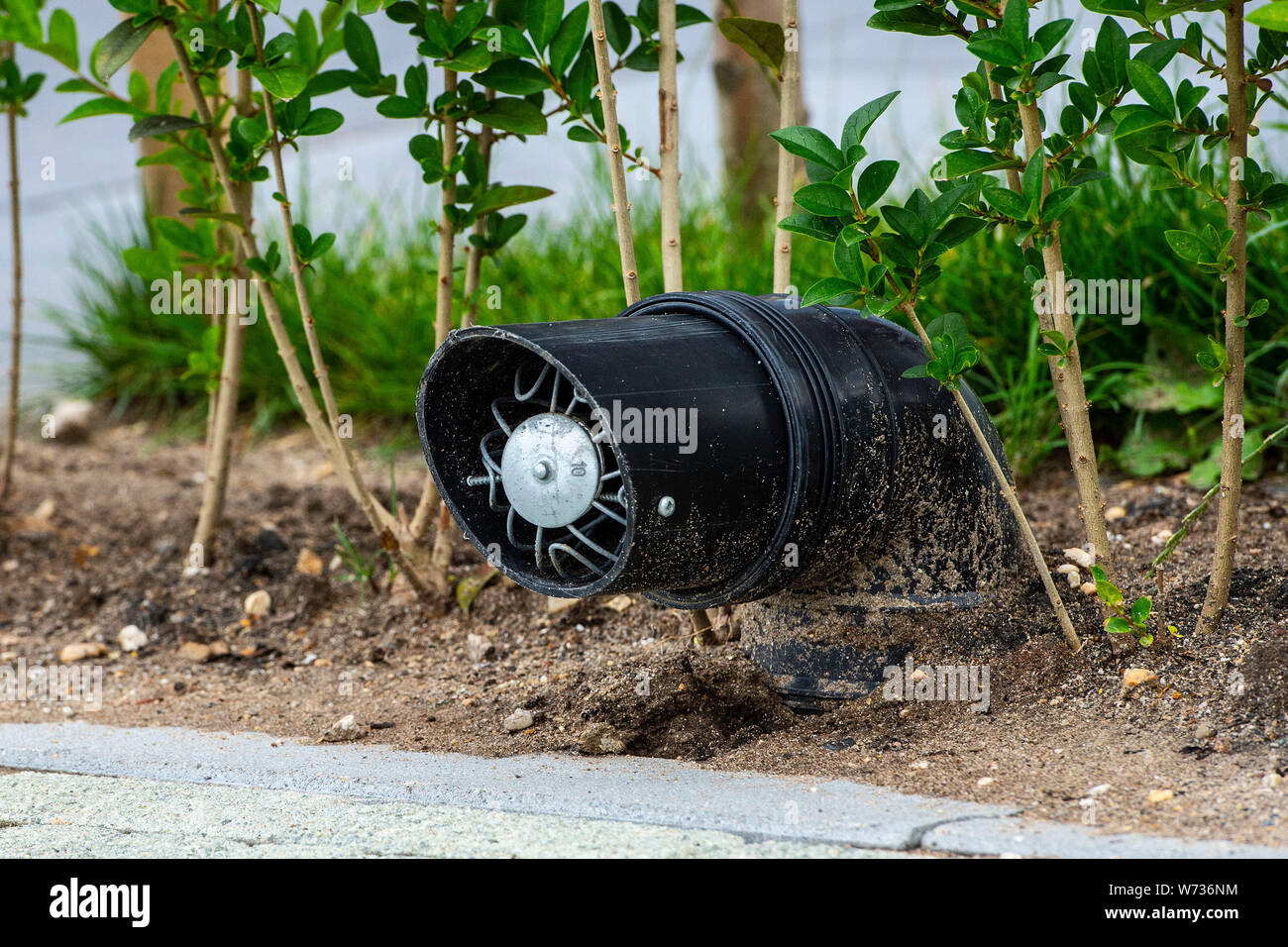 Arnhem, Pays-Bas. 06Th Aug 2019. ARNHEM, 03-08-2019, la construction, les tubes de chauffage en zone résidentielle : Crédit Photos Pro/Alamy Live News Banque D'Images