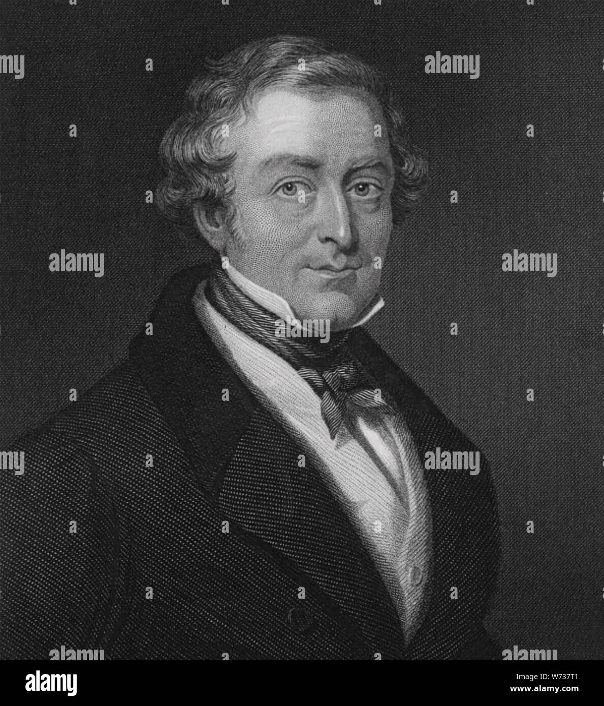 ROBERT PEEL (1788-1850), homme politique conservateur britannique d'founderr la force de police Banque D'Images