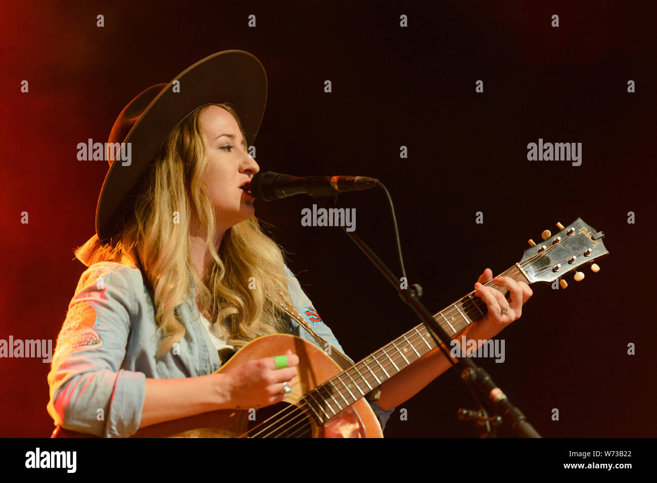 Le Danemark, Roskilde - Juin 29, 2017. Le chanteur, auteur-compositeur et musicien Margo : effectue un concert live au cours de la Danish music festival Festival de Roskilde en 2017. (Photo crédit : Gonzales Photo - Bo Kallberg). Banque D'Images