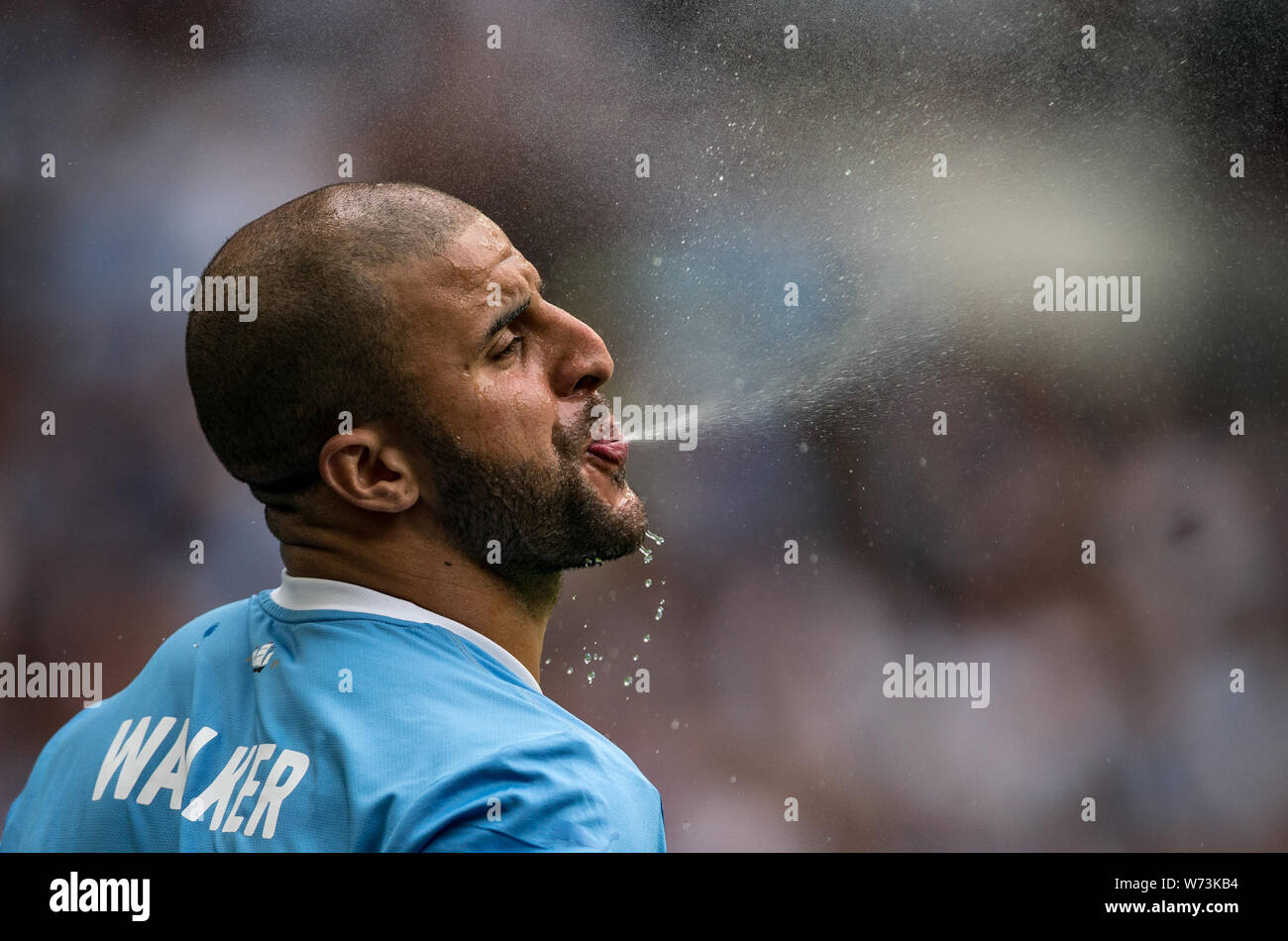 Londres, Royaume-Uni. Le 04 août, 2019. Kyle Walker de Man City pendant le match entre FA Community Shield Manchester City et Liverpool au stade de Wembley, Londres, Angleterre le 4 août 2019. Photo par Andy Rowland. Credit : premier Media Images/Alamy Live News Banque D'Images