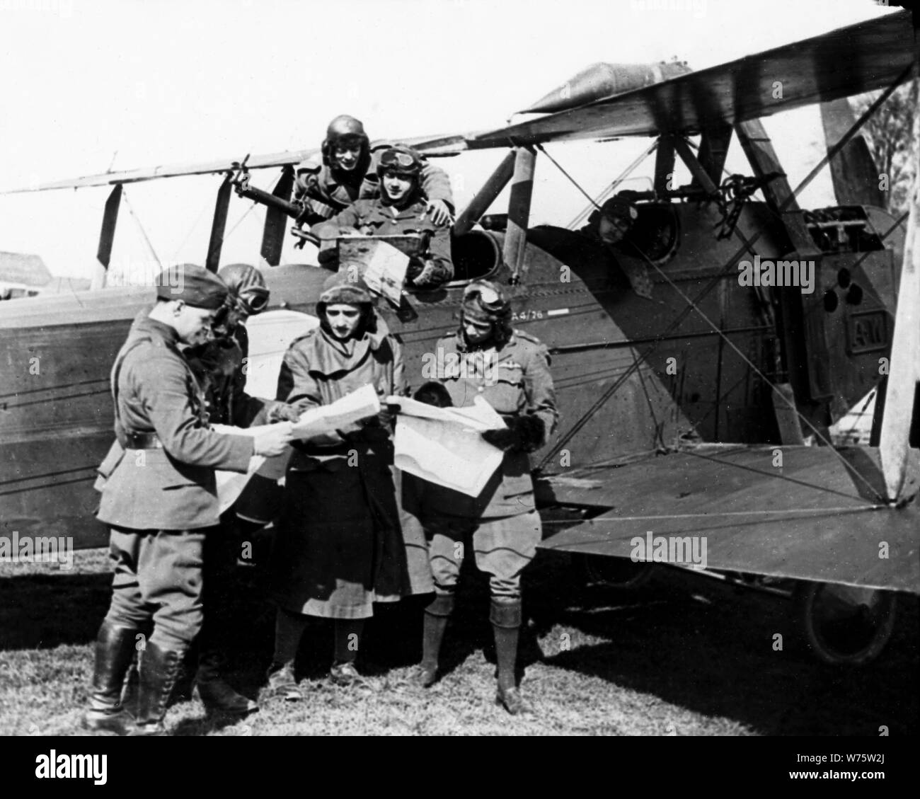 WW1 RFC ou pilote de la RAF Photo Stock - Alamy