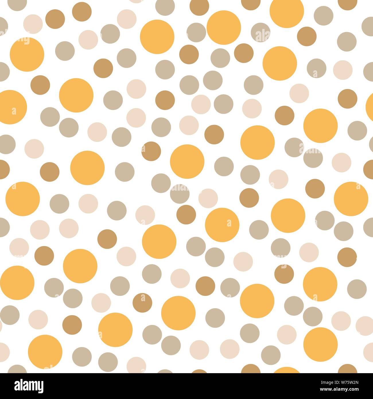 Vector Orange clair motif transparent avec les sphères. Abstract illustration avec des bulles colorées de style dans la nature. Motif peut être utilisé comme texture de Illustration de Vecteur
