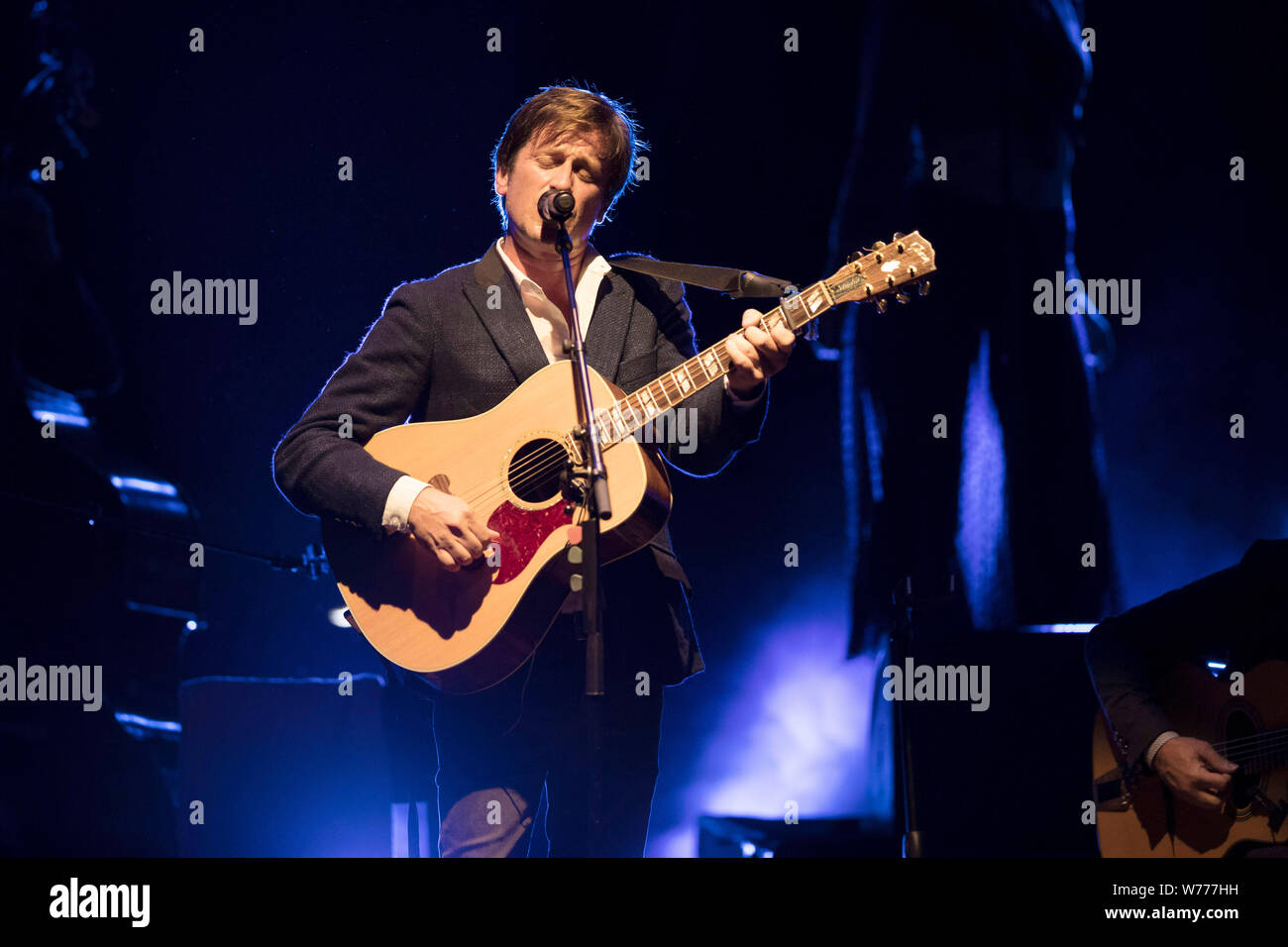 Thomas Dutronc en concert au "Festival Les Nuits Guitares" à Beaulieu-sur-Mer le 2016/07/23 Banque D'Images