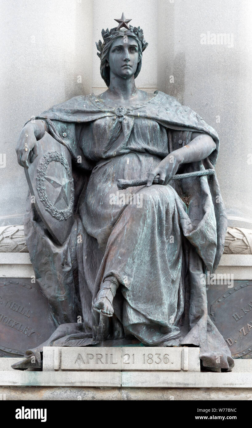 Une partie de la Texas Heroes Monument à Galveston, Texas Description physique : 1 photographie : numérique, TIFF, la couleur. Notes : Don ; Carol M. Highsmith ; 2013 ; (DLC/PP-2002:038). ; philanthrope Henry Rosenberg contribué cette statue pour les citoyens de Galveston comme un mémorial aux héros de la révolution du Texas. Le monument en bronze a été crée par le sculpteur Louis Amateis et a été restauré en 1991. ; Banque D'Images