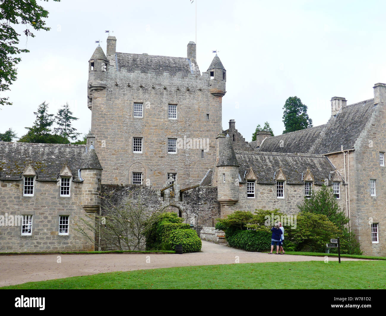 Le château de Cawdor dans Nairnshire, en Écosse. Photo : Tony Gale Banque D'Images