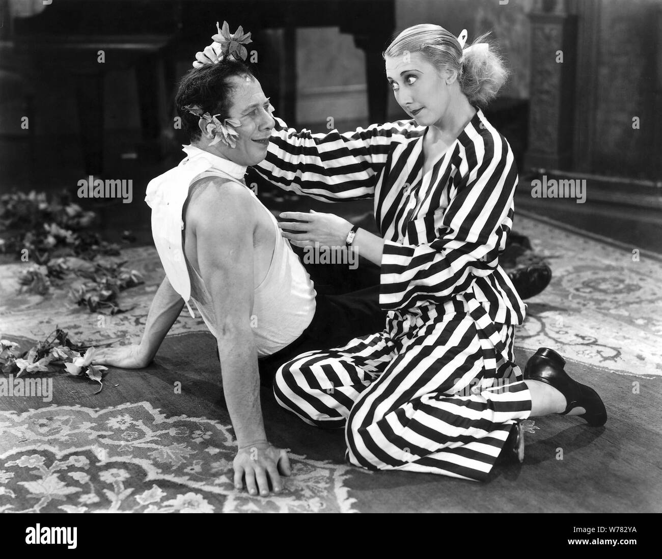 BERT LAHR, CHARLOTTE GREENWOOD, DE HAUT VOL, 1931 Banque D'Images