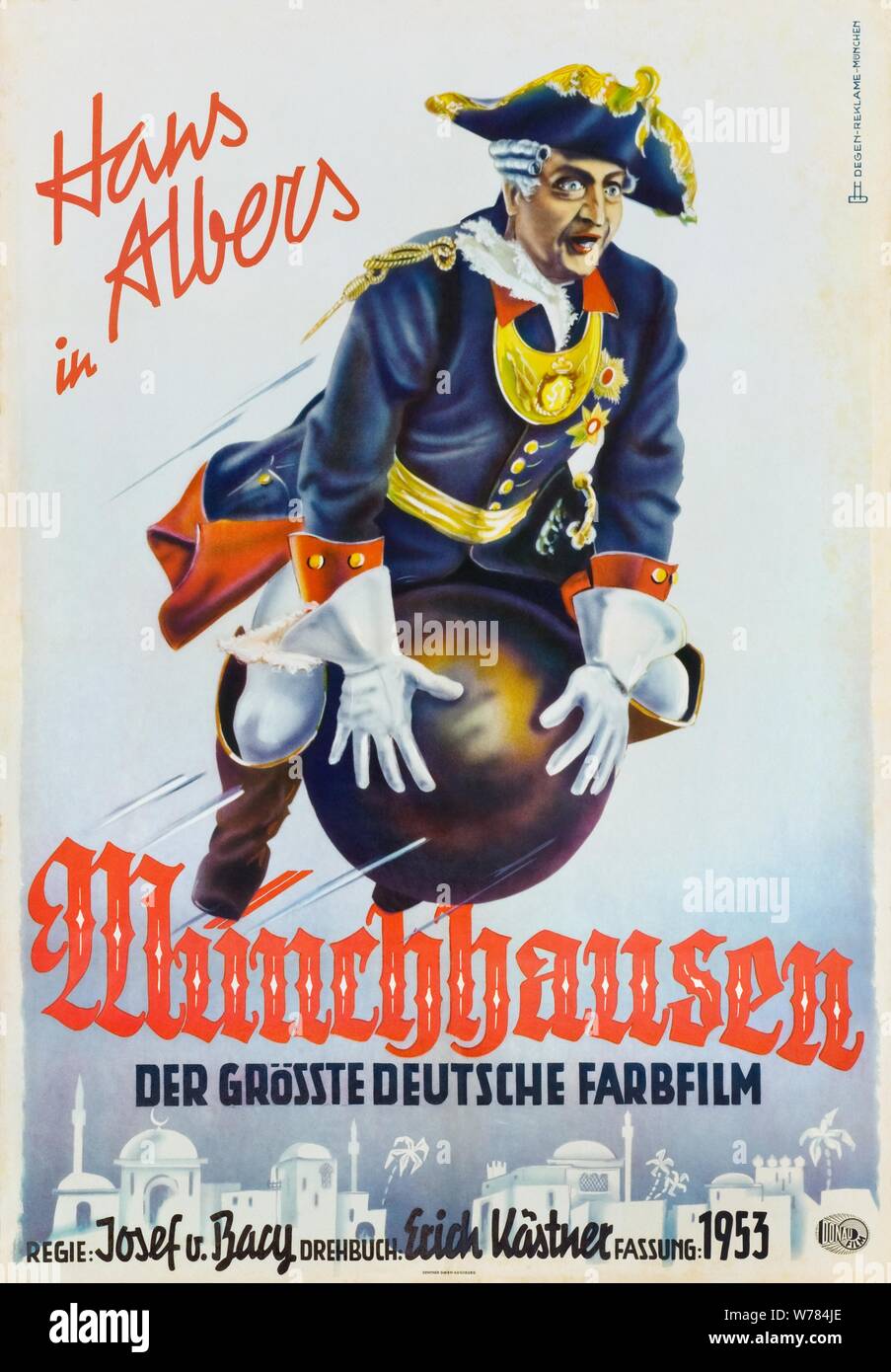 HANS ALBERS, Les Aventures du Baron de Münchhausen, 1943 Banque D'Images