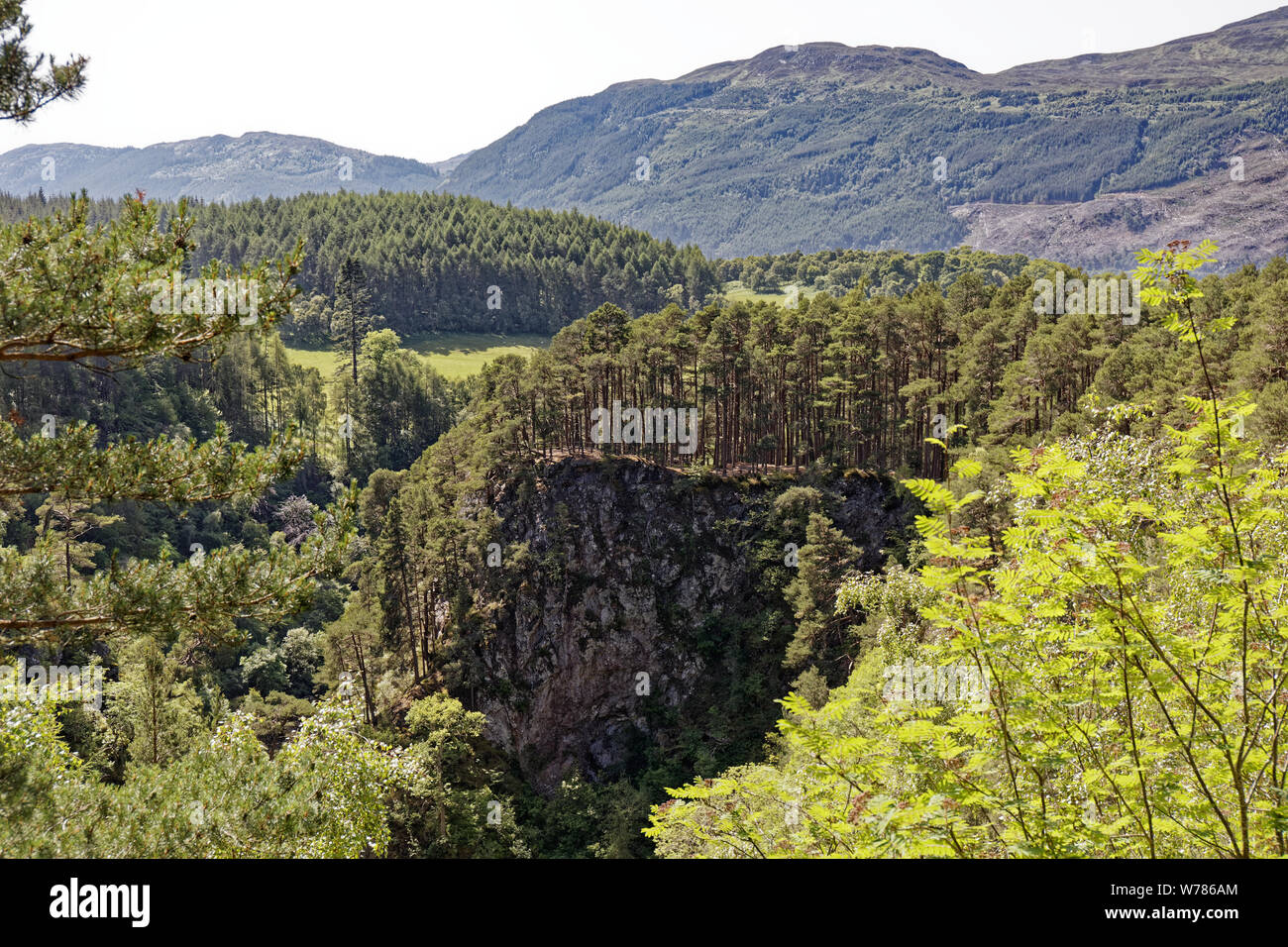 Tombe de foyers (près du Loch Ness) - Inverness, Highlands, Scotland, United Kingdo Banque D'Images