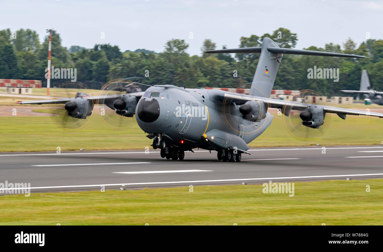 Force aérienne de l'Allemagne Luftwaffe Atlas,un avion de transport militaire A400M Banque D'Images
